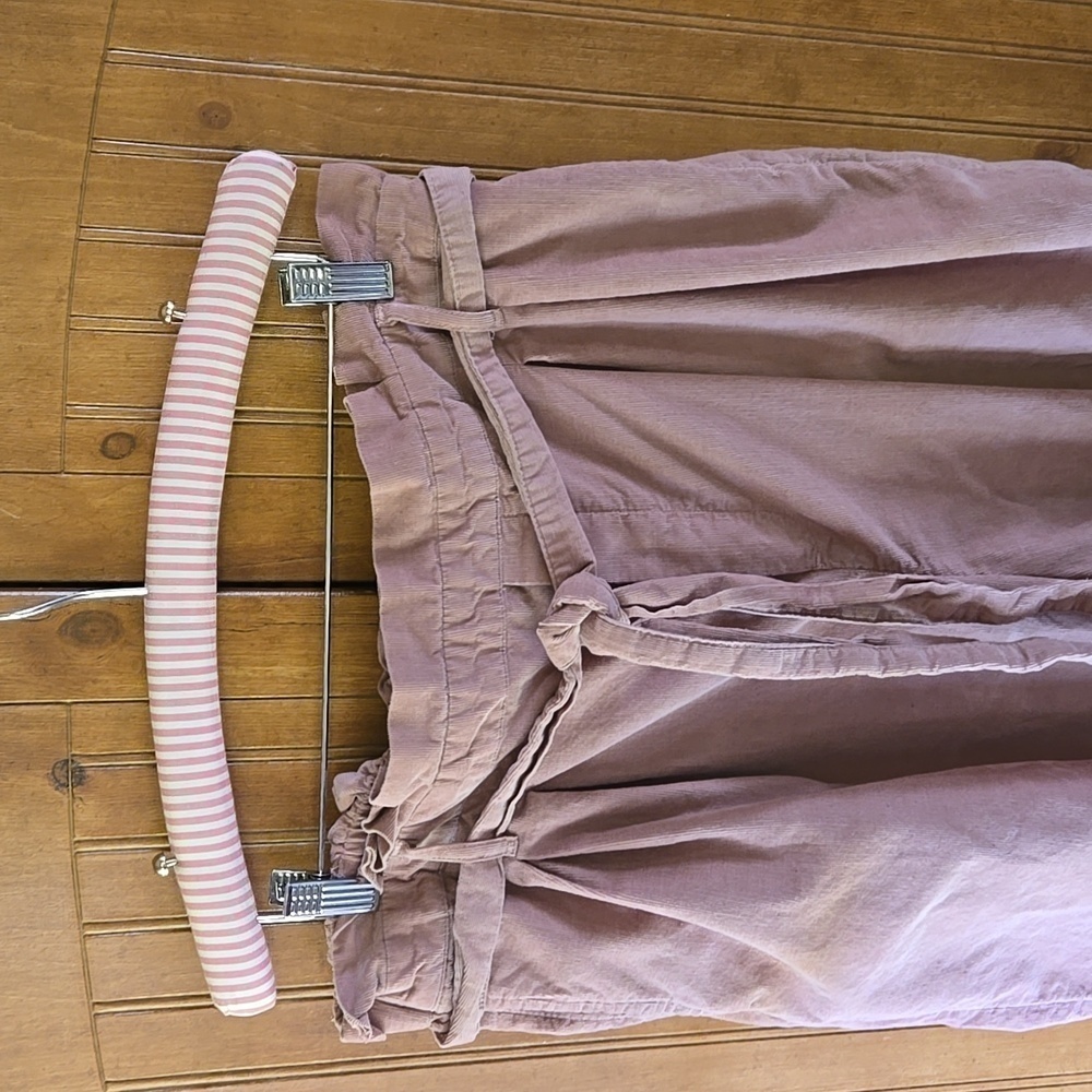 AMERICAN EAGLE CORDIROY PAPER BAG PANTS - Picture 2 of 7